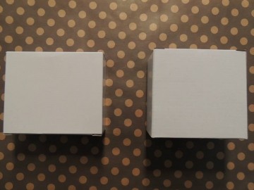 wit doosje, groot, 5 stuks