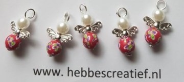 Engel rood paars groen