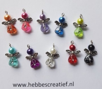 Engeltjes 10 kleuren zelfde kleur