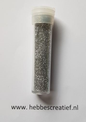 Glitter zilver 6 gram