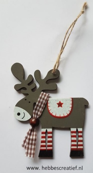 Houten rendier