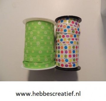 Krullint smiley bloem