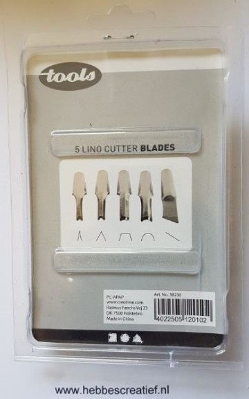 Lino cutterblades achterkant