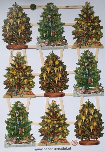 Poezieplaatjes kerstbomen