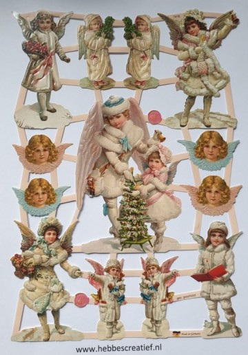 Poezieplaatjes kerstengeltjes