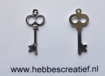 Sleutel met platte achterkant