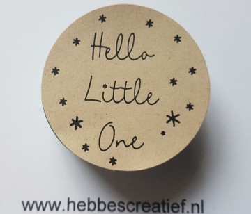 Sticker hello little one