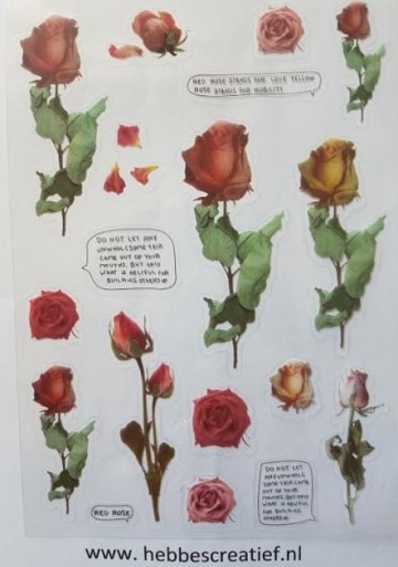 Stickers rozen