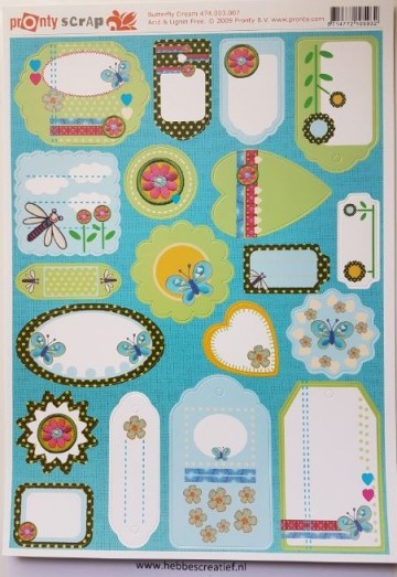 Uitdrukvel butterfly dream en flowers