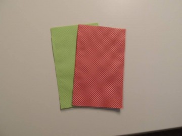 zakje dots rood, 5 stuks